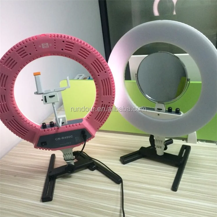 New arrival Bi-color LED Ring light ring eyelight LED selfie ringlight LED video fill lightsNanGuang CN-R480C