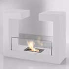 Bio ethanol fireplace freestanding VOG14 with stainless steel burner
