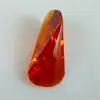lab created axe shape curundum ruby stone