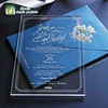 Custom color acrylic wedding invitation card for wedding decor