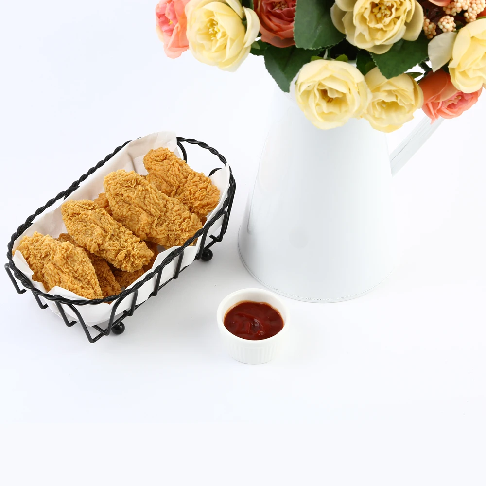Food serving Basket Fast Food Teable sarving basket Tray Black Metal Accept Custom Logo On It F0071
Food serving Basket Fast Food Teable sarving basket Tray Black Metal Accept Custom Logo On It F0071