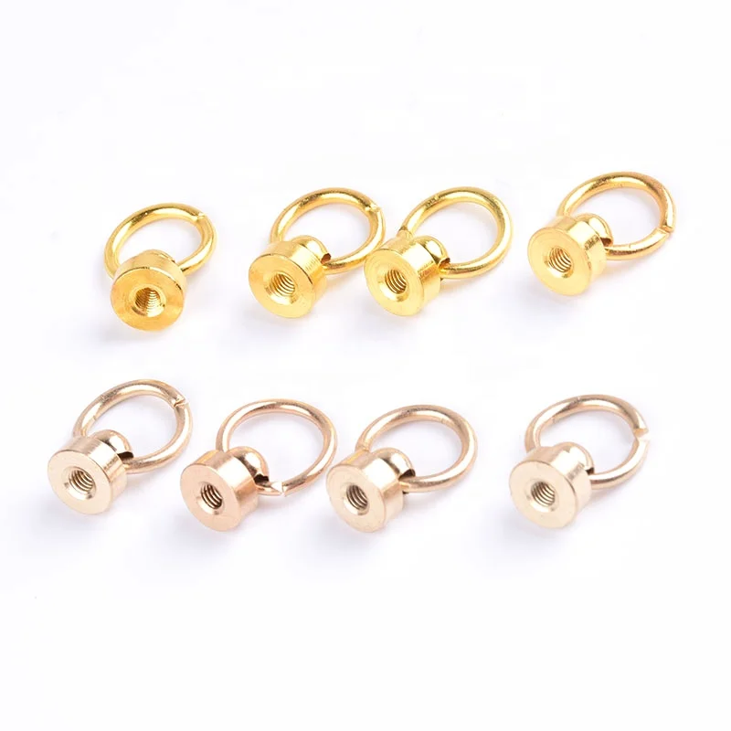Solid Brass Chicago Screw with O Ring for Leather Craft Bag Purse/Phone Case Decoration
Solid Brass Chicago Screw with O Ring for Leather Craft Bag Purse/Phone Case Decoration