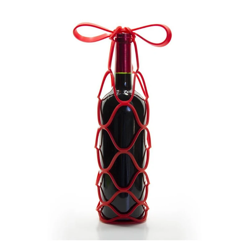 Single Bar Mat Silicone Wine Bottle Holder