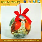 7.5cm Russian bird christmas ball wholesale