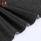 Terry French Terry Fabric TC Yarn Dyed Baby French Terry Knitting Grey Polyester Fabric For Sportswear
