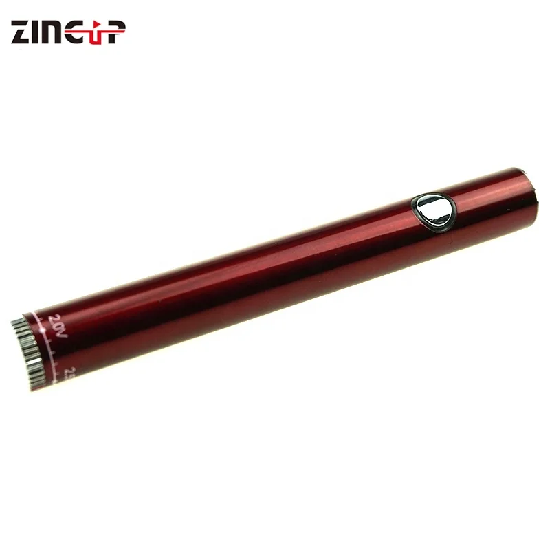 2019 ZingUp 350mAh Voltage Control Battery Cbd Vape Pen Variable Voltage Vaporizer Pens, Black/white/blue/red/stainless steel
2019 ZingUp 350mAh Voltage Control Battery Cbd Vape Pen Variable Voltage Vaporizer Pens, Black/white/blue/red/stainless steel