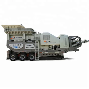 Mobile Cone Crusher complete set of Quarry crushing plant equipments