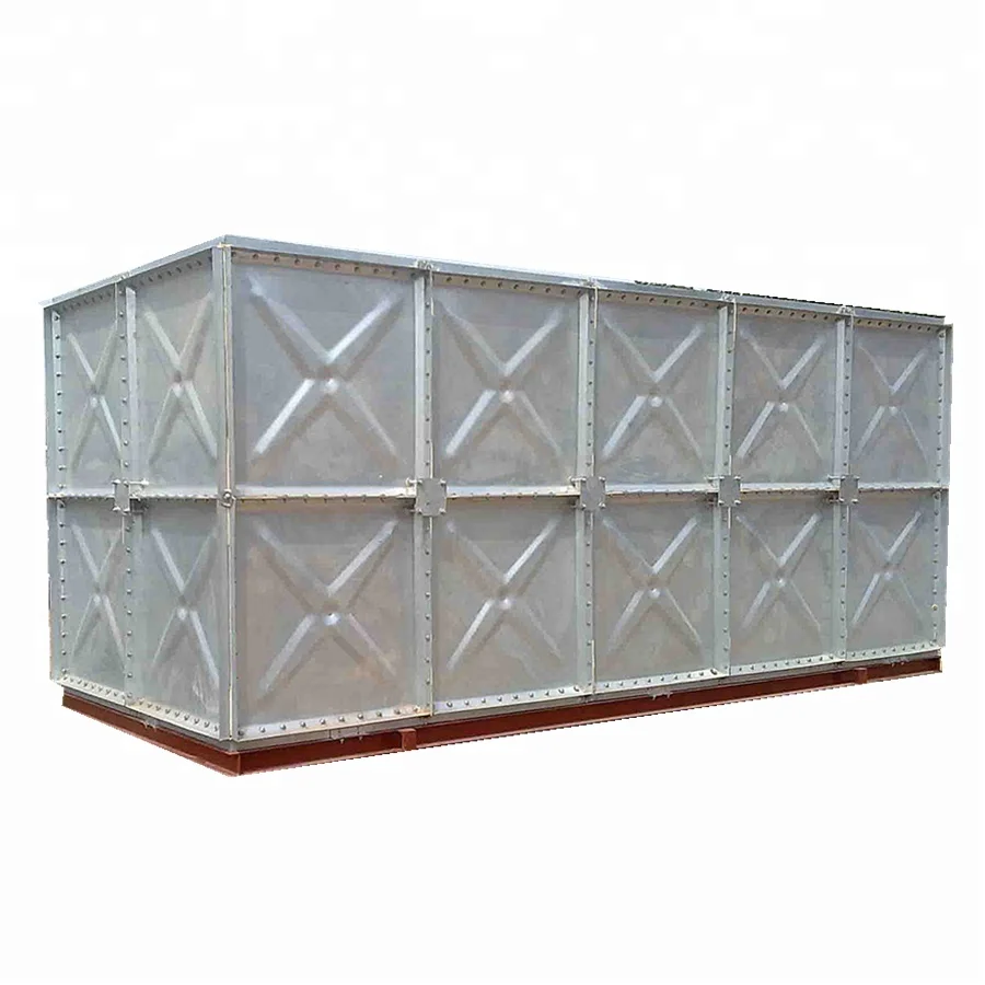 Pressed Steel Galvanized Water Storage Panel Tank Steel Water Storage