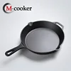 Factory Hot Selling Cast Iron 12 Inch Fry Pans/ Pie Pan