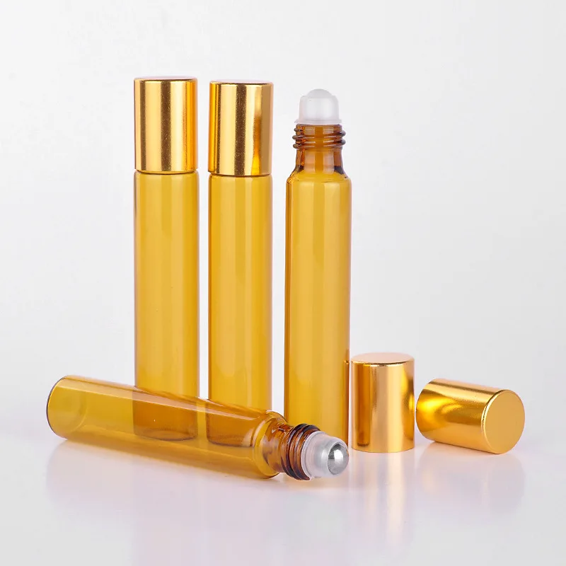 Wholesale 10ml Amber Glass Essential Oil Roll On Bottle Buy Roll On