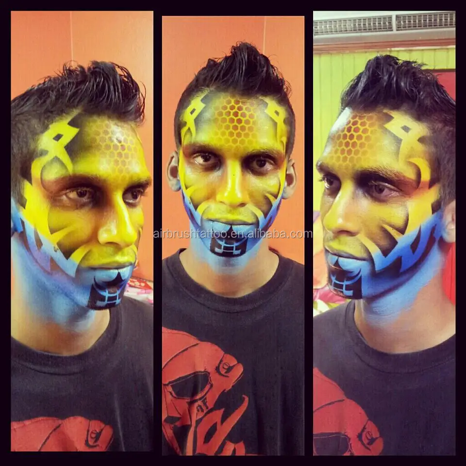 Safety Water Based Airbrush Face Paints And Body Paints Buy Airbrush