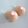 1800g/pair Artificial Big Silicone Breast Forms Sexy Fake Silica Boobs Straps Adjustable Concave Backside Water Drop New Design