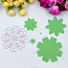 5pcs Flowers Craft Cutting Dies for Scrapbooking Craft Steel Paper Cutting Dies