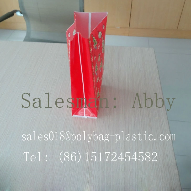 Red/Santa claus Xmas printed toy sack bag plastic toy sack Red/Santa claus Xmas printed toy sack bag plastic toy sack
