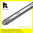 Side mounted drawer channel ball bearing telescopic slide