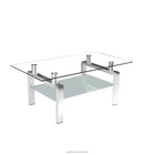 Modern Living Room Tempered Exotic Home Furniture Industrial Stainless Steel Mental Oval Glass Coffee Table