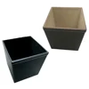 Chinese supplier luxury leather waste bin for household