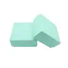 7.5*7.5*3.5 cm Square mint green bracelet bangle gift packaging jewelry paper box