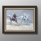 Hand-Painted Horse Pictures Oil Canvas Painting For Room Decoration