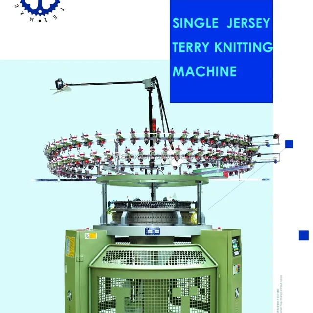 single jersey terry circular knitting machine