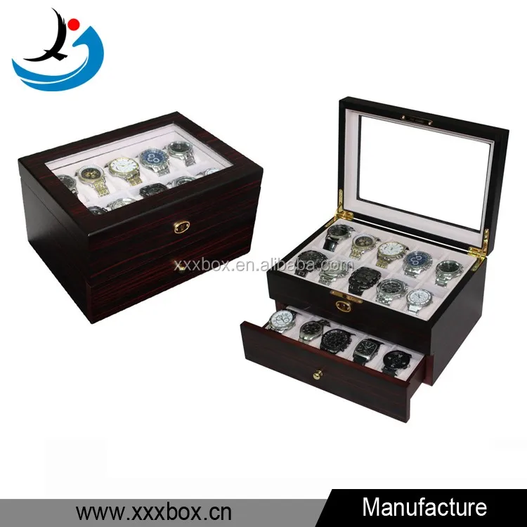 organizerjewelry men wooden watch box sets with drawer luxury