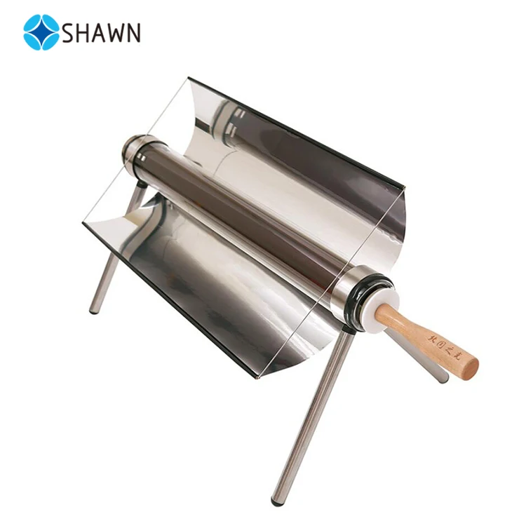 Vacuum tube portable parabolic solar induction cooker with higher efficiency solar burn oven solar cooker