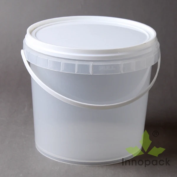 5l wholesale clear plastic container with lid and handle, View