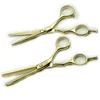 WHOLESALE QUALITY 5.5inch gold color hair dressing scissor for salon and personal use