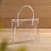 Bulk Newly waterproof clear transparent pvc vinyl zipper handbag