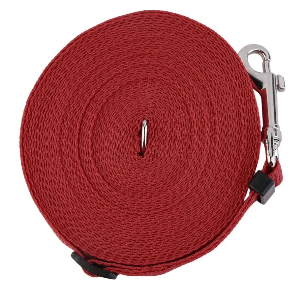 Long 10m Dog Pet Puppy Traction Rope Training Neck Strap Nylon Lead Leash Walk Hiking Training Safe Pet neck strap dog leashes