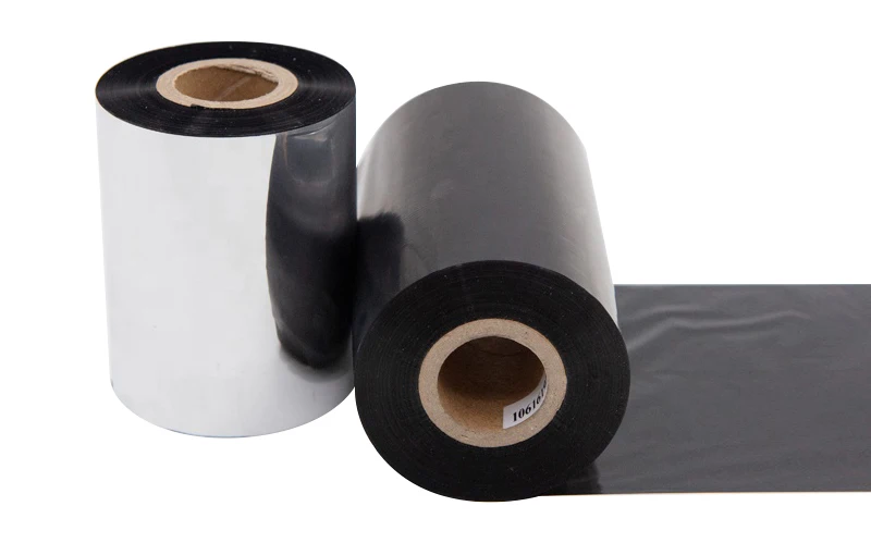 High quality compatible black ttr wax resin thermal foil wax / resin ribbon