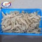 Delicious seafood dried salted wild alaska pollock fish migas detail
