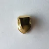 New design golden hip hop single tooth grillz copper body jewelry