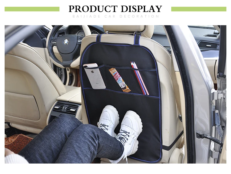 New Waterproof Car Seat Protector Kick Mat With Mesh Bag