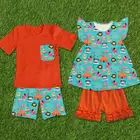 Hot Sale Summer baby Girls and boy Outfit 2 Pieces Boutique Clothing Set