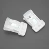 White Plastic clips for Recycling Eco Friend Cardboard Paper Coat Hangers