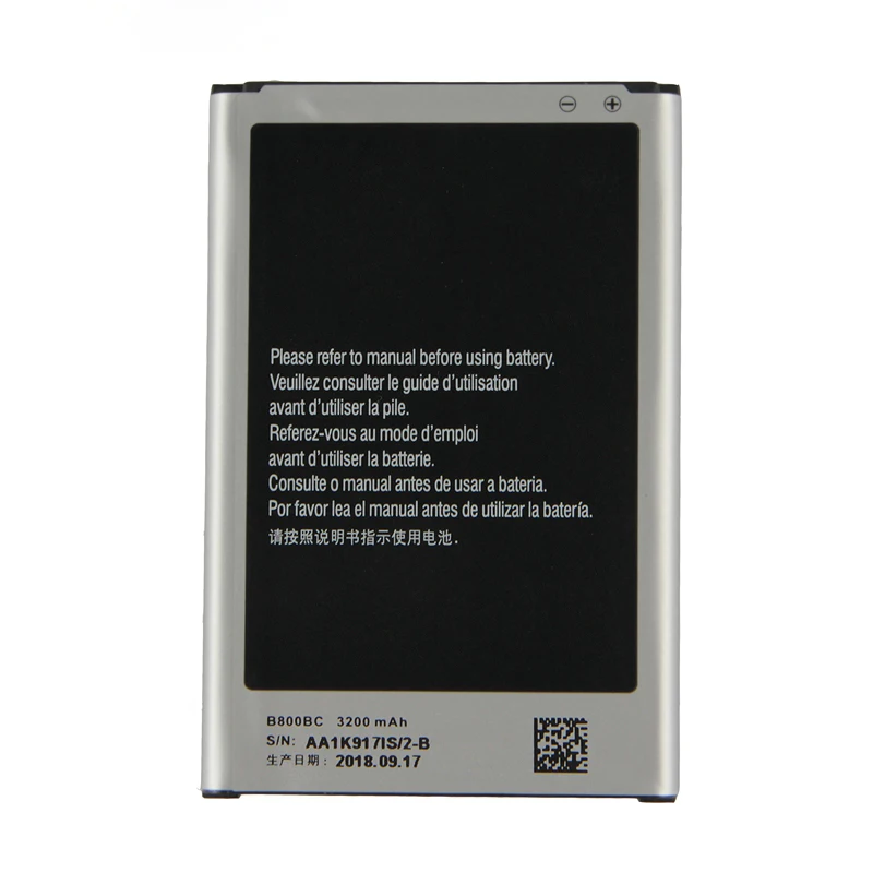 

Original replacement battery for Samsung Galaxy Note 3 III Note3 B800BC rechargeable battery, Silver&black