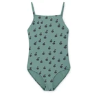 Private label kids swimming costume child one piece girls swimwear