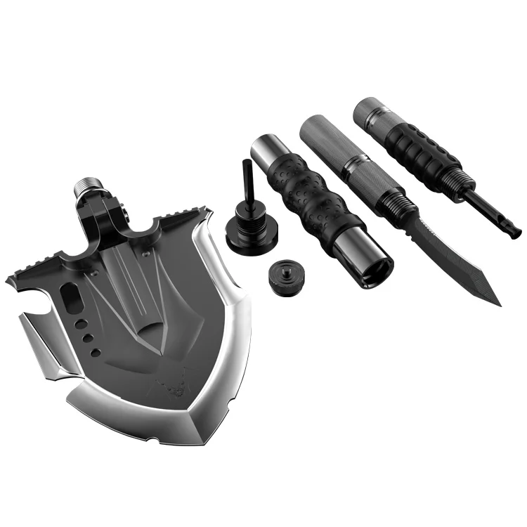 Professional multifunction rescue tactical folding survival military shovel for outdoor camping hiking, Gun-grey
Professional multifunction rescue tactical folding survival military shovel for outdoor camping hiking, Gun-grey
