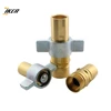 1inch brass screw wing nut quick connect coupler for drump tracks