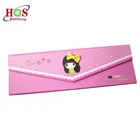 Wax Coated Flip Top Color Pencil Triangle Shape Paper Gift Box