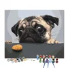 Wholesale Popular Cute Dog Design Frameless Diy Painting By Numbers