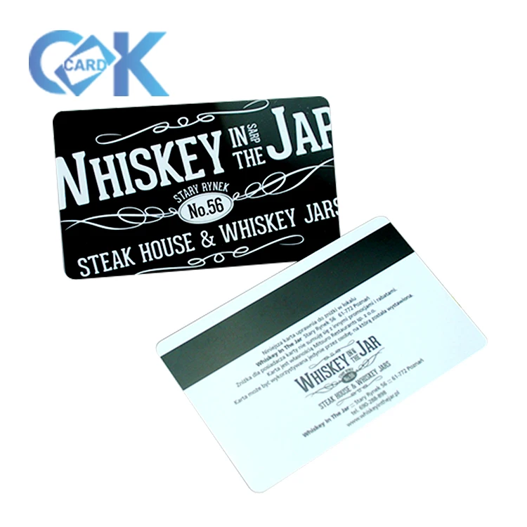 full color credit card size pvc magnetic stripe card vip/id/gift