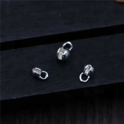 925 Sterling Bead End Caps connector Allergy Free jewelry Findings DIY Bracelets necklace end tips
925 Sterling Bead End Caps connector Allergy Free jewelry Findings DIY Bracelets necklace end tips