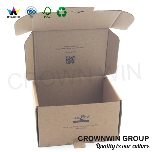 custom corrugated package shipping box manufacturer