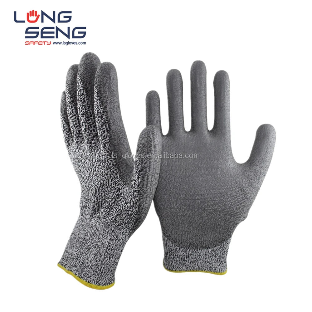 high quality hand work protection PU coated cut resistant level 5 HPPE safety gloves, Optional (orange, blue, black, grey, pink, customized)
high quality hand work protection PU coated cut resistant level 5 HPPE safety gloves, Optional (orange, blue, black, grey, pink, customized)