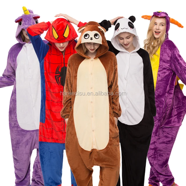 adult wholesale women panda suit animal kigurumi costume cospla