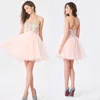 Wholesale Factory Price Sexy Short Puffy Prom Dress With Beaded