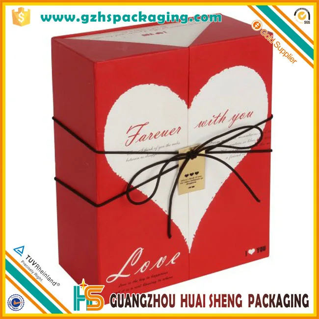custom design various color premium paper gift box for dresses.