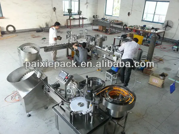 2 e-liquid filling capping labeling machine